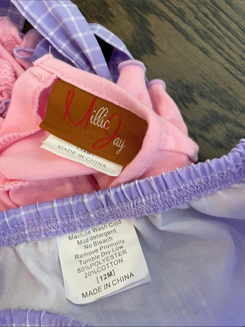 Pink and Lavender Set - Girls' Two-Piece Outfit Sibling Matching